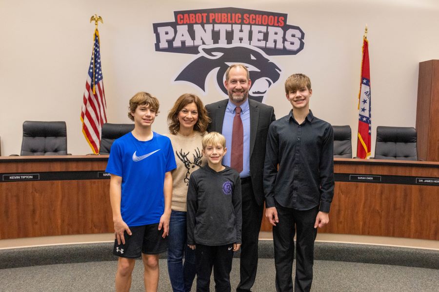 Dr. Hertzog and family